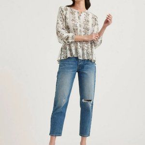 NWT Lucky Brand Valentina Blouse M
